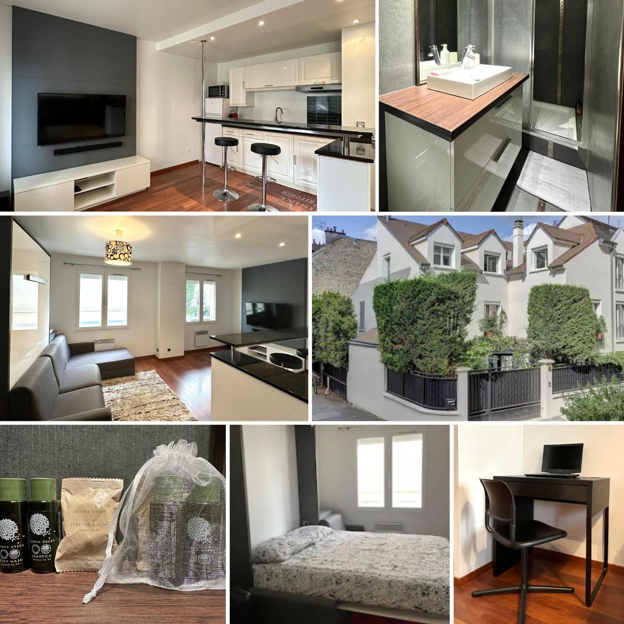 L'Athos - Appartement Equipe - Entre Paris Et Versailles - Haut Debit Garches Bagian luar foto